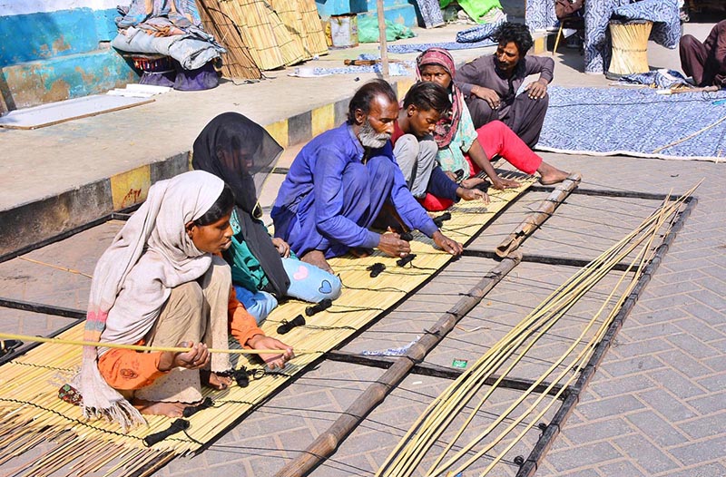 Family Crafts Traditional Bamboo Curtains in Hyderabad